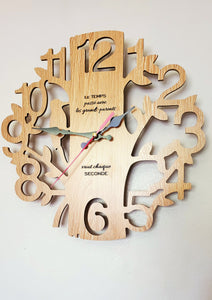 Horloge personnalisée