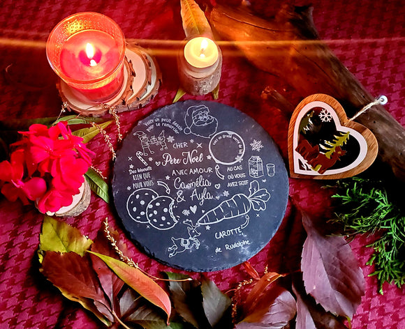 Plaque ardoise personnalisée