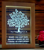 Cadre LED personnalisé