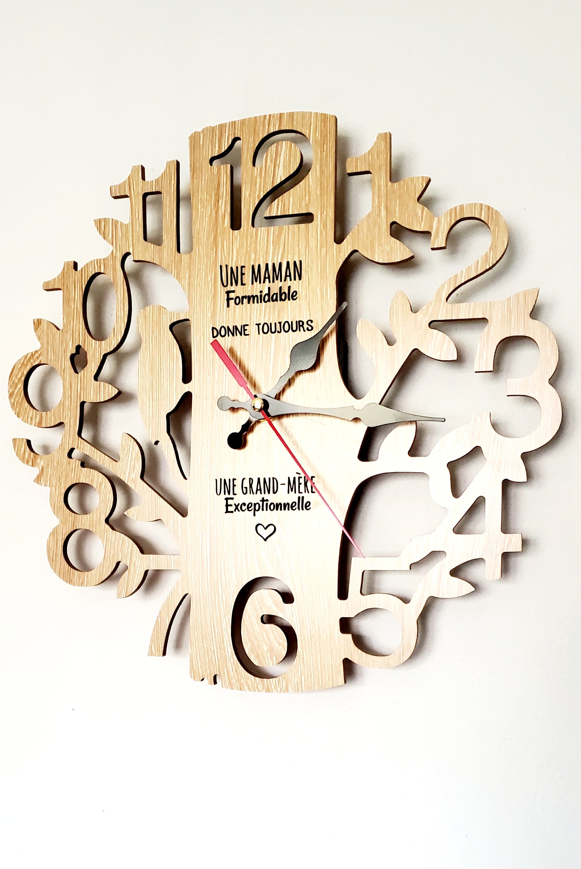 Horloge personnalisée