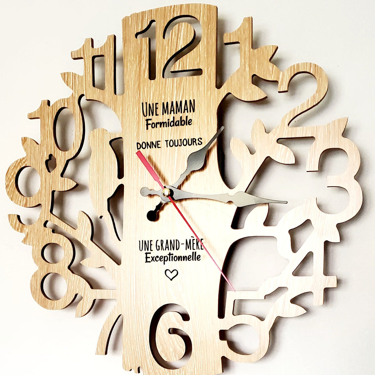 Horloge en bois
