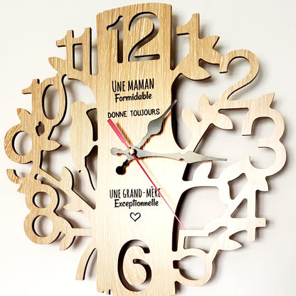 Horloge en bois