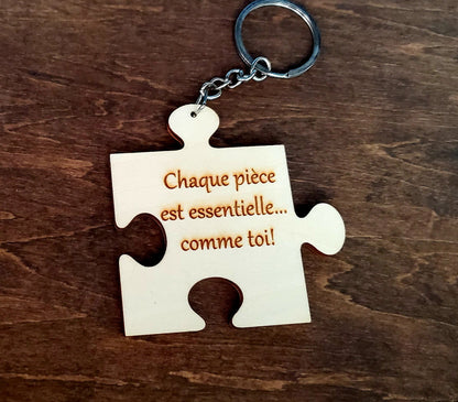 Porte clé en bois