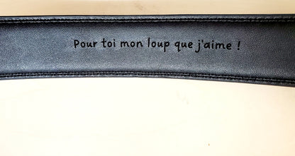 Ceinture en cuir homme