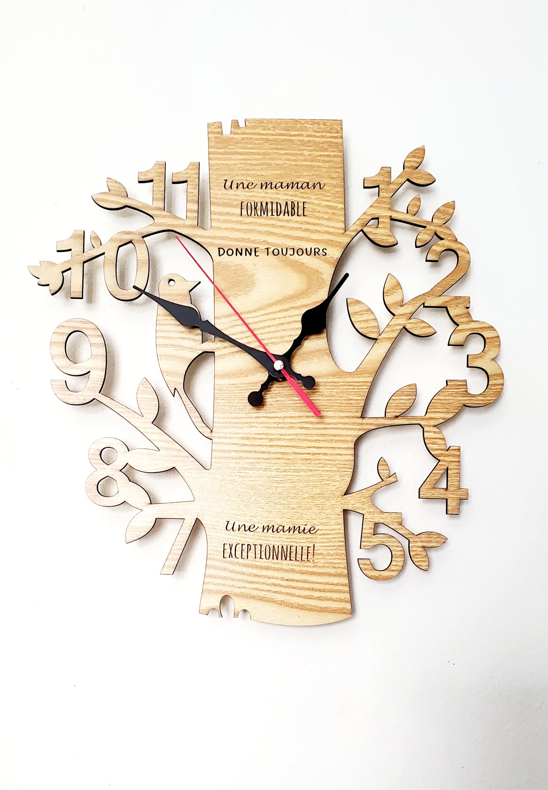 Horloge personnalisée