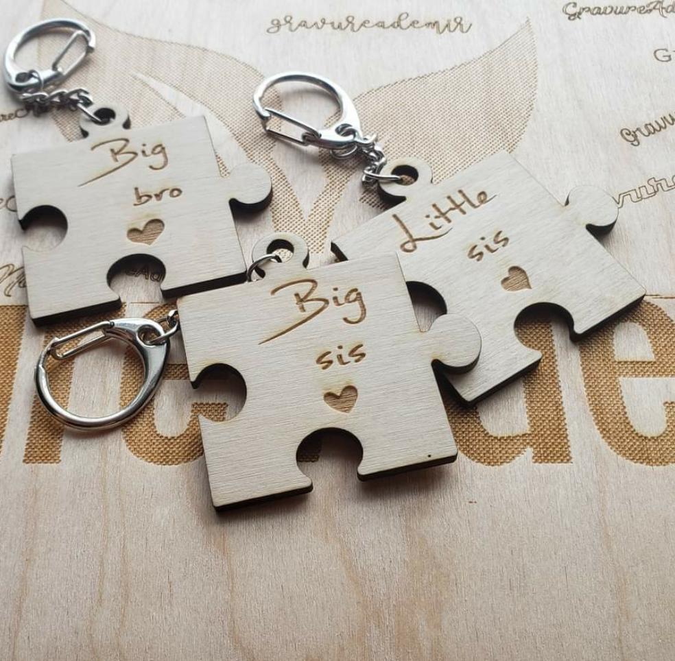 Porte clé en bois