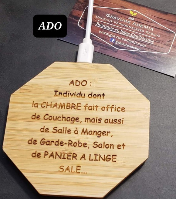 Chargeur sans fil BAMBOU