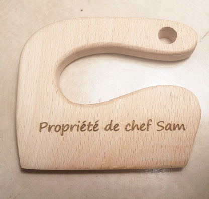 Couteau en bois pour enfant