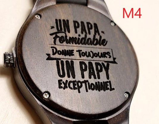 Montre bois
