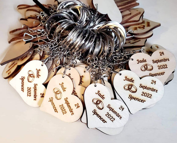 Porte clés mariage et évenements